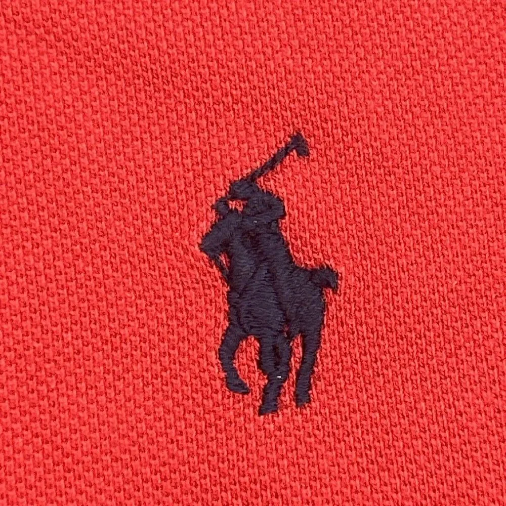 Polo Ralph Lauren Shirt Men's 4XB Big Red Short Sleeve‎ Polo Pique Preppy